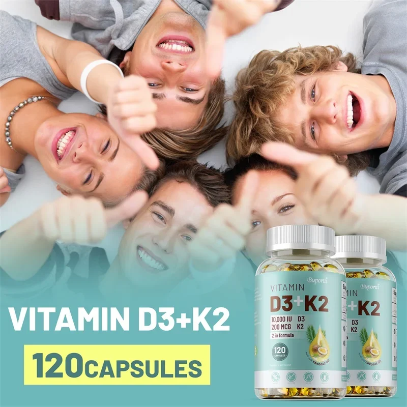 Vitamin D3+K2 Supplement - Promotes Calcium Absorption - Image 6