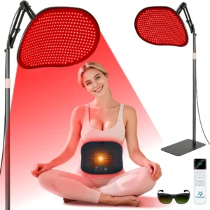 Red Light Therapy Bracket Light Mat 2-in-1 Relieve Muscle Pain