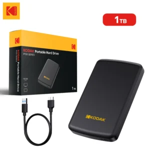 Kodak P150 2.5-inch Portable External Hard Drive 1TB/500GB Read up to 450mb/s High-Speed Storage for Laptop Desktop PS4 PS5
