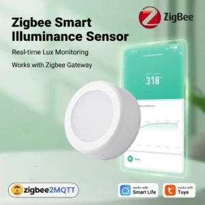 Smart Light Sensor Illumiance Detector Real-Time LUX Brightness Monitoring