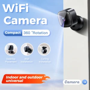 HD Wifi Smart Monitor Surveillance Cameras Remote Monitor Camcorders Video Surveillance Smart Home Mini Cam